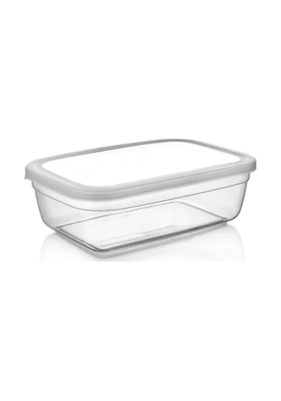 Asude Asd035 Maya Dikdörtgen Saklama Kabı Krem 1500ml Çok Renkli