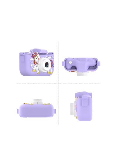 Hallow D12393PU 1080P 48 MP Unicorn Dijital Çocuk Kamerası