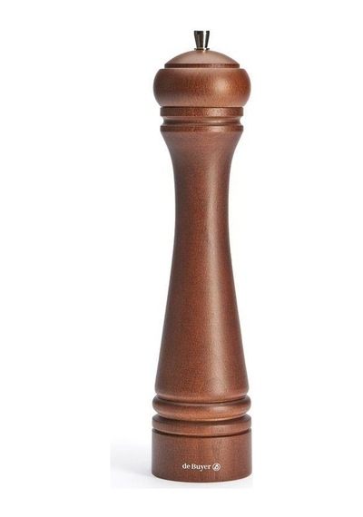 De Buyer Karabiber Değirmeni Ahşap 21 Cm-koyu Kahve