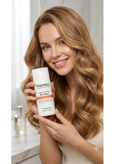 Trixowell Advanced Series Repair & Shine Yoğun Onarıcı Ve Nemlendirici Saç Bakım Maskesi Argan Yağı, Jojoba Yağı, Vitamin E, Seramid 150 Ml