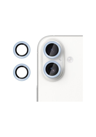 Nettech Apple Uyumlu iPhone 17 Safir Lens Kamera Cam Koruyucu - Mavi