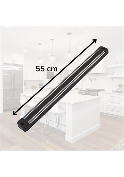 Mıknatıslı Paslanmaz Duvar Bıçak Askısı Standı 55 Cm Aparat Bx40 4 Renk
