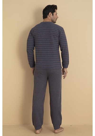 Wordex Falkom 5701 Selanik Kumaş Kışlık Kalın Kumaşlı Erkek Çizgili Pijama Takımı Açık Kahverengi Wordex Falkom 5701 Selanik Kumaş Kışlık Kalın Kumaşlı Erkek Çizgili Pijama Takımı Açık Kahverengi