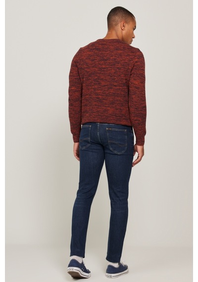 Lee Malone Skinny Fit Dar Kesim Düşük Bel Çok Dar Paça Taş Rengi Erkek Esnek Jean Denim Kot Pantolon L73607458 Taş