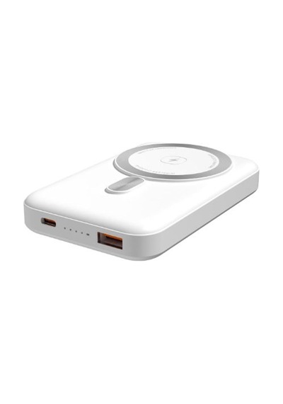 S-link M1031 10000mah Magsafe 15w Hsc22.5w+pd20w+qc3.0 Beyaz Taşınabilir Şarj Cihazı Powerbank Siyah