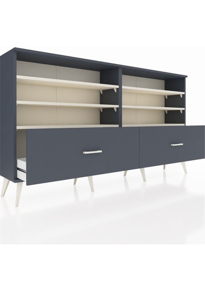 Arges Konsol 6 Raflı 2 Çekmeceli 176x30x99 Antrasit-aytaşı/antra Antrasit-aytaşı/antrasit Arges Konsol 6 Raflı 2 Çekmeceli 176x30x99 Antrasit-aytaşı/antra Antrasit-aytaşı/antrasit