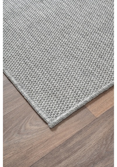 Kaymaz Taban Yıkanabilir Krem Halı Jüt Kilim Yıkanabilir Örme Gri Sisal Kilim Gri Gri