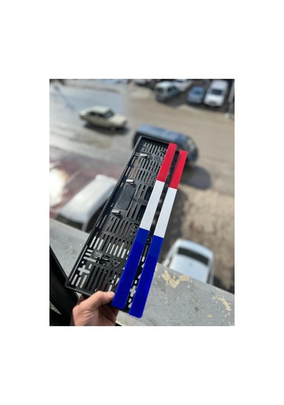 Fransız Model Pleksi Plakalık Ön Arka 2 Adet - 784761809
