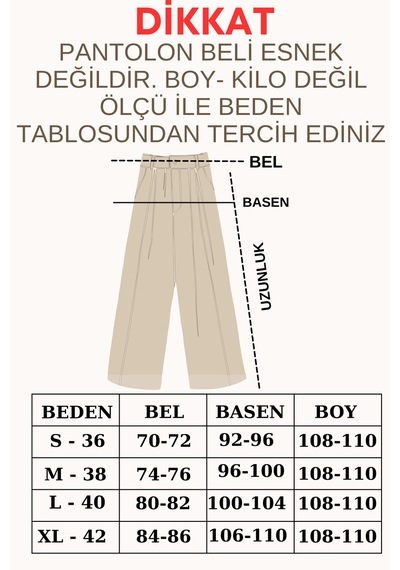 Trend Alisse Alisse Pileli Kumaş Palazzo Kadın Pantolon Yağ Yeşili