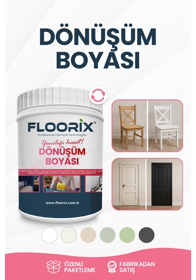 Floorix Dönüşüm Boyası 1 Kg Beyaz