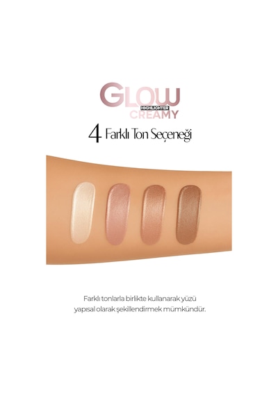 New Well Glow Creamy Highlighter Doğal Işıltılı Krem Aydınlatıcı 04 Sandstone