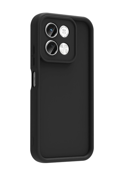 Tecno Spark 30 Kılıf Kamera Korumalı Kalın Silikon Üstün Koruma Pazarplus Siyah