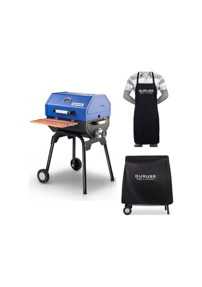 Guruss Cg-050 Kömürlü Barbekü Mangal + Önlük + Kılıf Gece Mavisi Model:grs28