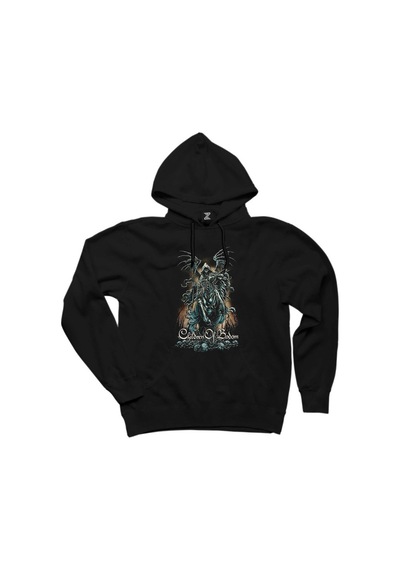 Children of Bodom Horseman Siyah Kapşonlu Sweatshirt Hoodie Siyah