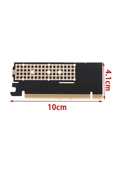 M.2 Nvme Ssd Ngff To Pcıe 3.0 X16 Adaptör M Key Kart Çevirici Dönüştürücü 4390