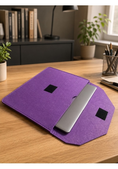 Newfull Doly Case 13 Inç Laptop / Notebook Kılıf Çantası Mor