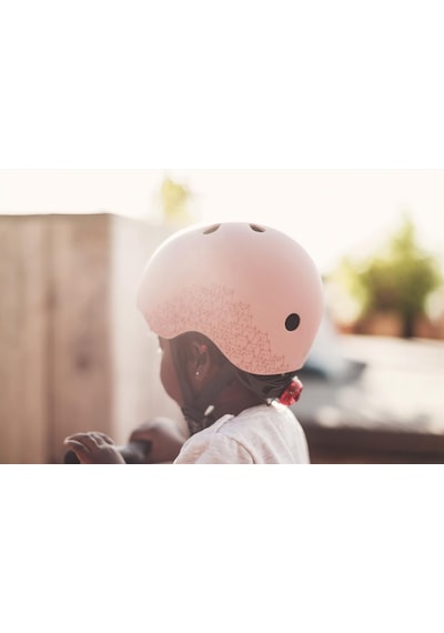 Scoot And Ride Helmet Reflective Bebek Kaskı Xxs-s Pembe 181206-96496