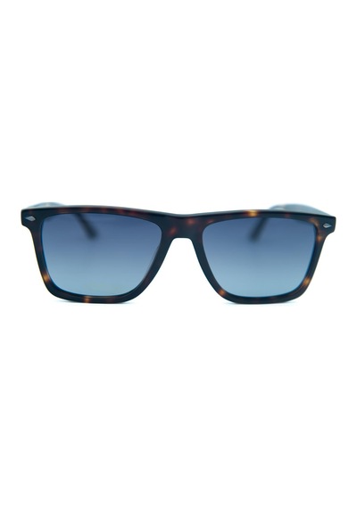 Ferfarini Ff 1513 260p 55 Polarize Unisex Kare Kırçıllı Kahverengi Kemik Güneş Gözlüğü Kahverengi