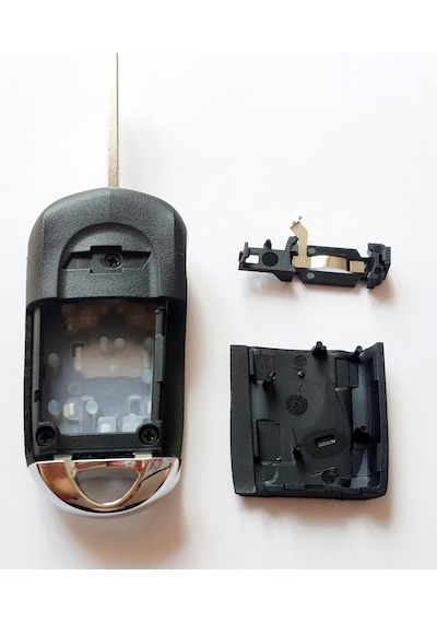 Chevrolet Uyumlu Cruze Trax Aveo Spark Çevirici Kumanda Kabı Anahtar Kabı 2 Tuşlu Metal Logo