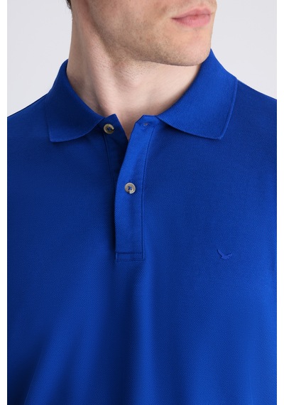 D's Damat Ds Damat Regular Fit Saks Mavi Pike Dokulu %100 Pamuklu T-shirt 4hc140211213m 750