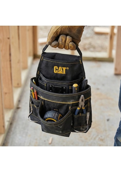 Cat Da980567 Çift Askı Kancalı Ağır Hizmet Bel Alet Çantası