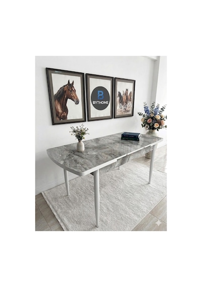 Byt Home Mutfak Masası Açılabilir Masa 6 Kişilik Masa Ahşap Masa Gri Bermuda Byt Home Mutfak Masası Açılabilir Masa 6 Kişilik Masa Ahşap Masa Gri Bermuda