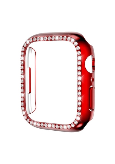 Apple Uyumlu  Watch 42 MM Kenar Taşlı Ekran Koruyuculu Kasa Koruyucu