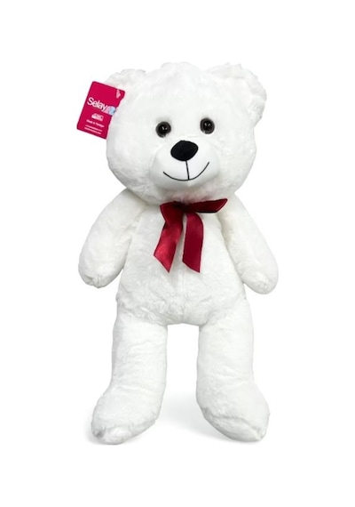 Selay Toys Pelüş Salaş Ayı Beyaz 46 Cm 4564