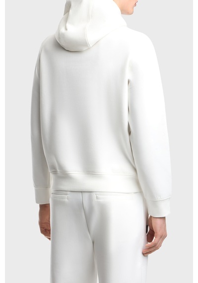 Emporio Armani Logolu Pamuk Karışımlı Kapüşonlu Sweat Erkek Sweat Em004531 Af10013 U0003 Beyaz Emporio Armani Logolu Pamuk Karışımlı Kapüşonlu Sweat Erkek Sweat Em004531 Af10013 U0003 Beyaz