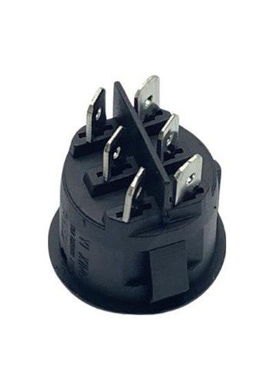 Tuşlu Anahtar Yuvarlak 6 Fiş On-off 6a 250v / 10a 125v Ac 20 Mm