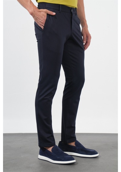 İmza Lacivert Yan Cep Slim Fit Esnek Jogger Pantolon 1003260373