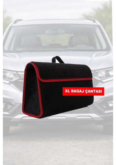 Hyundai Elantra Uyumlu Koltuk Yastığı Siyah Renk Bagaj Çantası Lüks Model