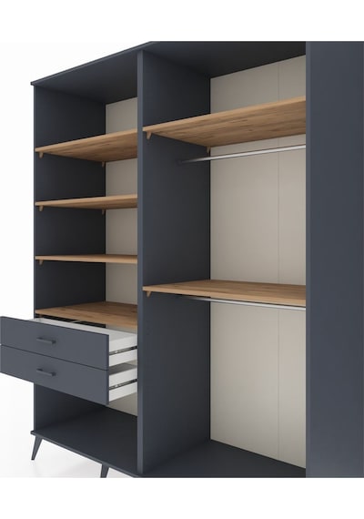 Kronos Gardrop 6 Raflı 2 Çekmeceli 2 Askılı 176x59x221 Antrasit-çam/antrasit Çam/antrasit Kronos Gardrop 6 Raflı 2 Çekmeceli 2 Askılı 176x59x221 Antrasit-çam/antrasit Çam/antrasit
