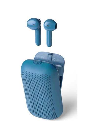 Lexon Speakerbuds Bluetooth Kulaklık & Bluetooth Hoparlör Mavi