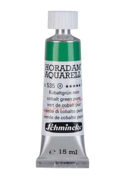 Schmincke : Horadam Aquarell Artist Sulu Boya : 15 Ml Tüp : Seri 4 535 Cobalt Green Pure