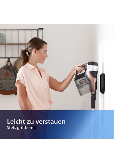 Philips Kablosuz Akülü Elektrikli Süpürge, 360 Derece Emme Başlığı