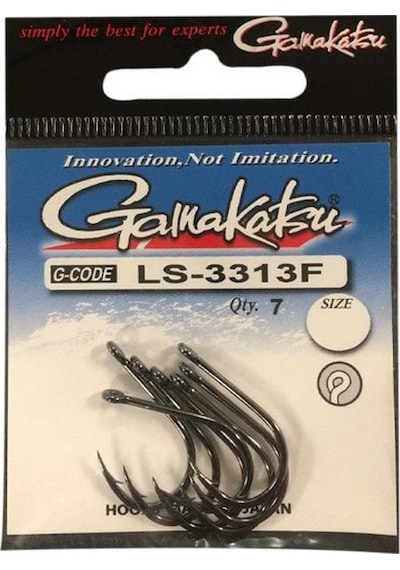 Gamakatsu Ls-3313f Siyah No:1/0 Olta İğnesi 7adt