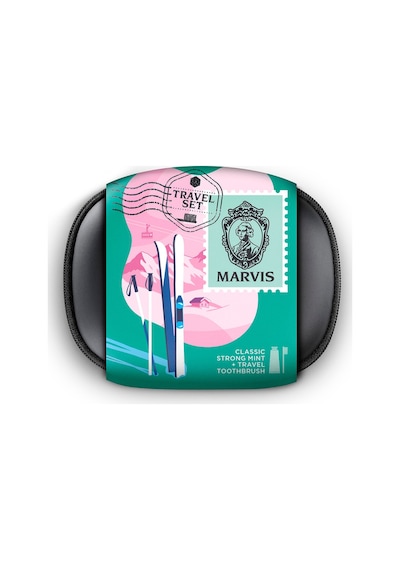 Marvıs Travel Set - Strong Mint Macun 25 Ml + Fırça