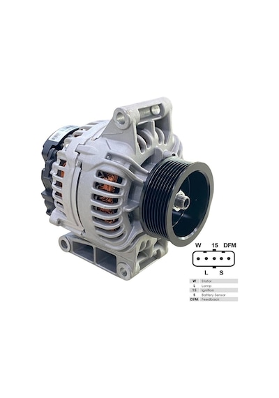 24v Alternatör Dinamo 150 A 5 Fiş Soketli W-l-15-s-dfm Mercedes Atego/actros/arocs/axor