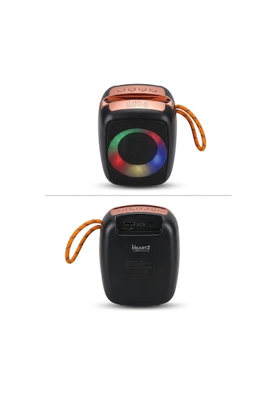 Bluetooth Hoparlör 8w Rgb Led Usb Hafıza Kartı Destekli Üst Kısmı Rose