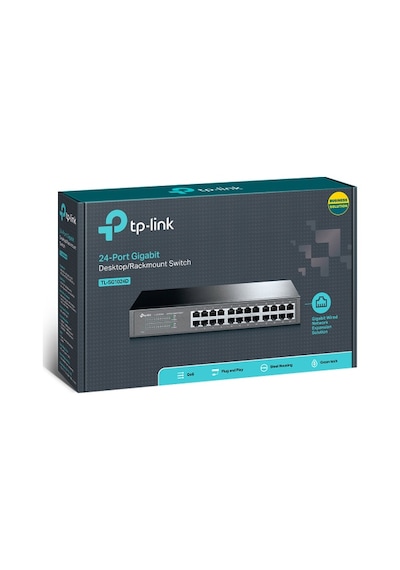 TP-Link Tl Sg1024D 24 Port Gıgabıt Masaüstü / Rackmount Switch