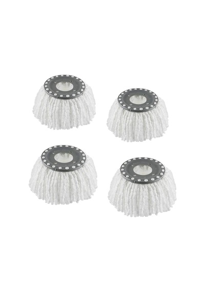 4 Adet Yedek Uç - Yedek Mop Mikrofiber Bez - Vileda Temizlik Paspas Spin Mop