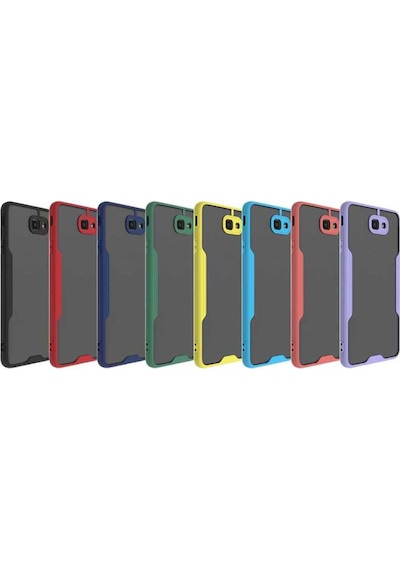 Samsung Galaxy Uyumlu J7 Prime Kapak Colorful Kamera Korumalı Silikon Kılıf