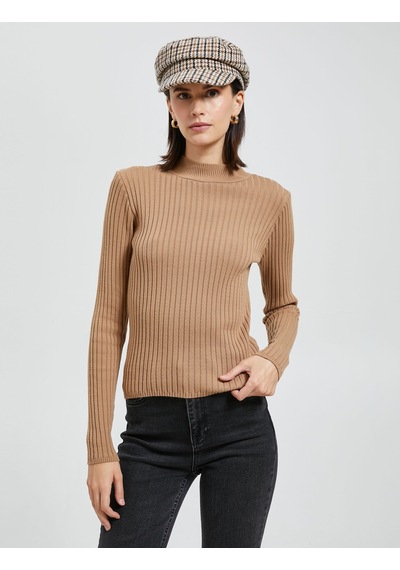 Koton Yarım Balıkçı Yaka Kazak Slim Fit Triko Deve Tüyü 4wak90038ht 4WAK90038HT100 Taba