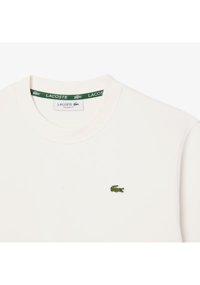 Lacoste Kadın Regular Fit Bisiklet Yaka Sweatshirt Beyaz