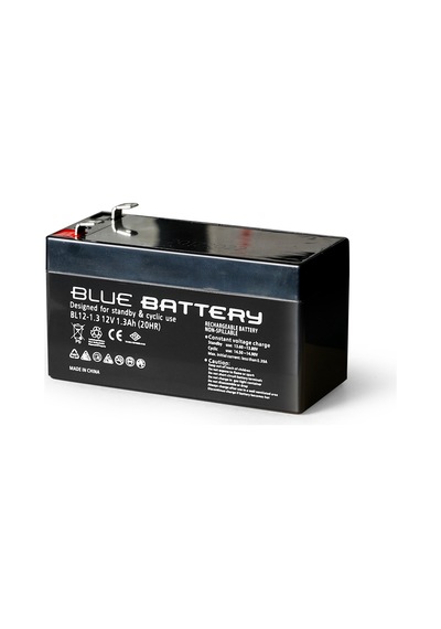 Blue Battery 12 Volt 1.3 Amper Bakımsız Kuru Akü Ups Aküsü
