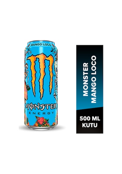 Monster Energy Mango Loco Enerji İçeceği 500 Ml X 12 Adet