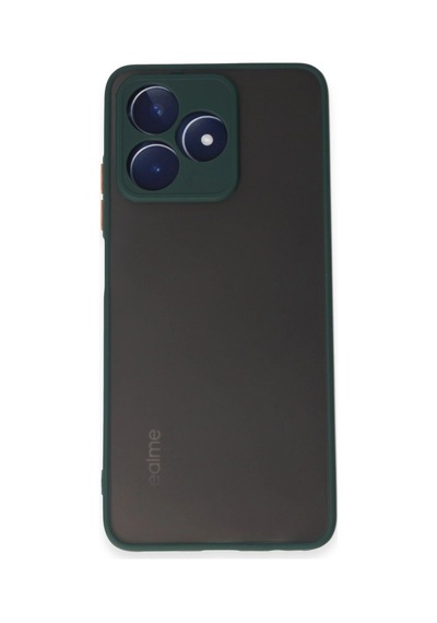 Realme C53 Kılıf Montreal Silikon Kapak - Yeşil Çr