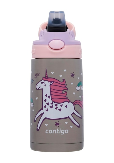 Contigo Gizmo Flip Unicorn Çelik Çocuk Suluğu 420 Ml Pembe Genel