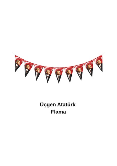 Milli Bayramlar Ay Yıldız Atatürk Süsleme Seti Flama, Balon, Bayrak, Sticker Ve Maske Seti Tüm Yaşlar